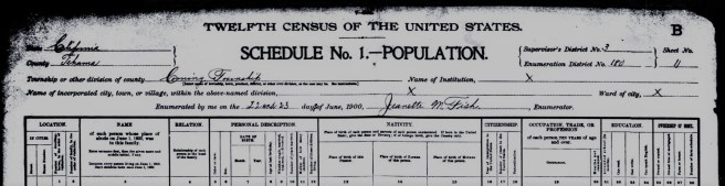 1900 census